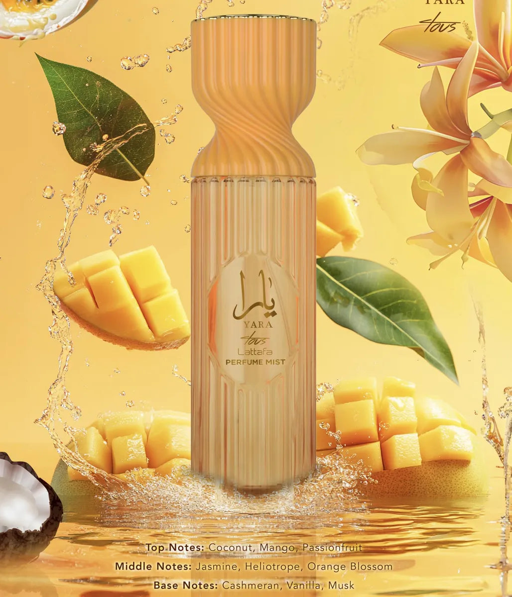 Lattafa Yara Tous Bruma Corporal /Body Mist For Women  250ML (8.450z)